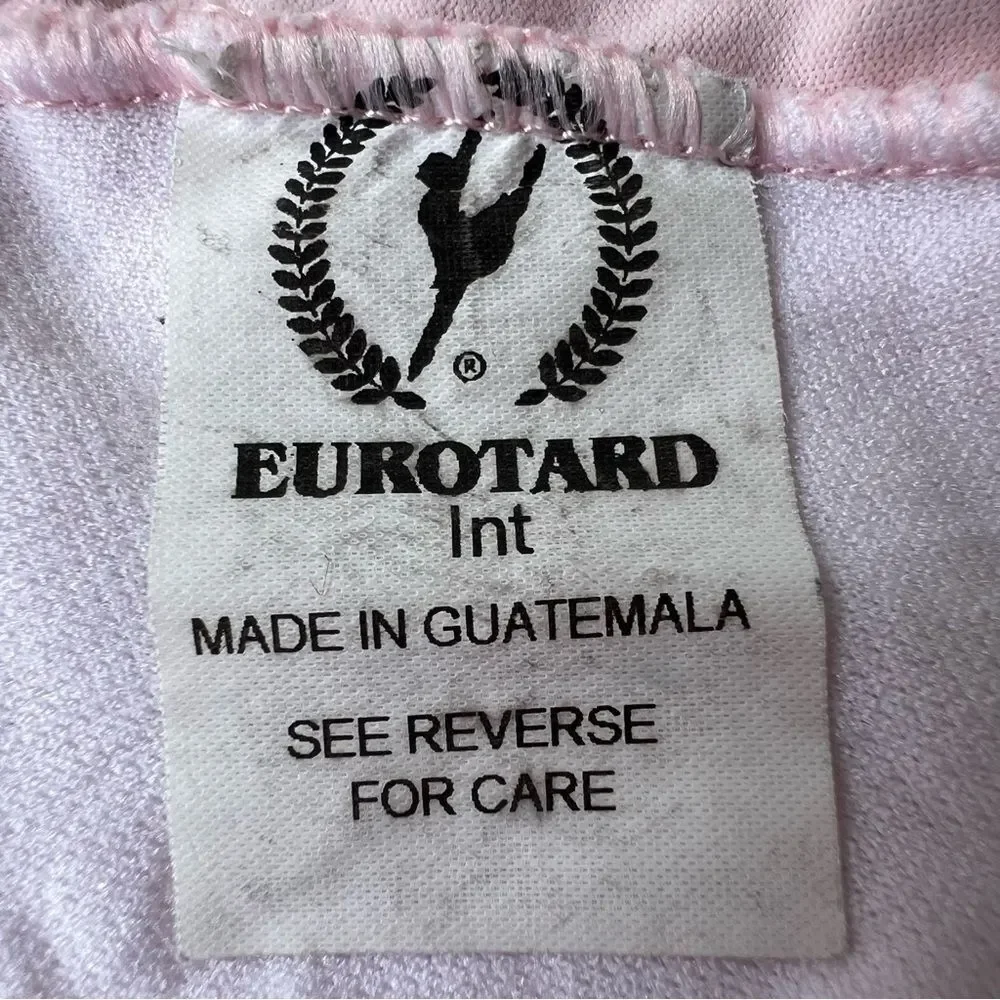 Eurotard Camisole Ballet Leotard Pink Child 6X-7